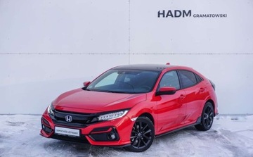 Honda Civic X Hatchback 5d 1.5 VTEC Turbo 182KM 2019 Honda Civic 1.5 182KM CVT Sport Plus Szyber Virtual cockpit Zawiesz. adapt, zdjęcie 2