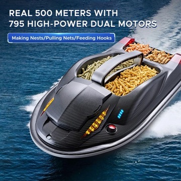 Рыболовная лодка 500М, 7 кг, гнездо с интеллектуальным голосовым управлением Sancang
