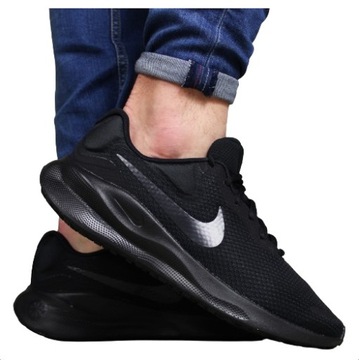 buty męskie Nike do biegania CZARNE sportowe treningowe WYGODNE sneakersy