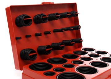 НАБОР МЕТРИЧЕСКИХ МАСЛОСТОЙКИХ УПЛОТНИТЕЛЬНЫХ КОЛЬЦЕВ 419 ШТ.