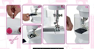 THEO KLEIN ДЕТСКАЯ ШВЕЙНАЯ МАШИНА + АКСЕССУАРЫ