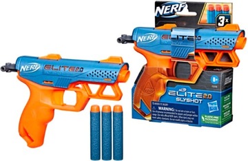 PISTOLET NERF ELITE 2.0 SLYSHOT + STRZAŁKI PIANKOWE !! F6356 HASBRO NERF !!