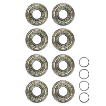 ПОДШИПНИКИ ABEC7 ДЛЯ РОЛИКОВЫХ КОНЬКОВ Роликовые коньки с 8 ПОДШИПНИКАМИ и 4 втулками STRONG