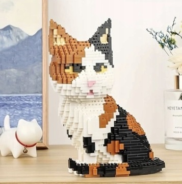 НАБОР МИНИ-БЛОКОВ «КОТ КОТЕНОК» ДЕТСКИЕ РАЗВИВАЮЩИЕ ИГРУШКИ ПОДАРОК ​​1300