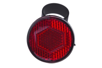 Красный задний отражатель MTB с зажимом