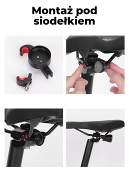 ROCKBROS Q5 USB-C светодиодный задний фонарь для велосипеда 60 лм интеллектуальный стоп-сигнал IPX6