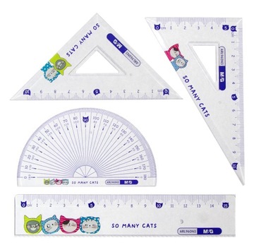 Набор из 4 предметов с геометрическими фигурами So Many Cats MG