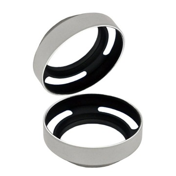 Aluminiowy, odchylany, wentylowany adapter osłony przeciwsłonecznej, srebrny SLR, srebrny, 58 mm