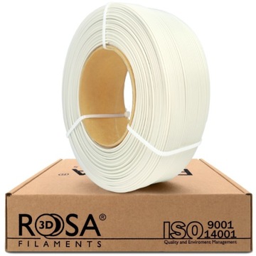 Filament Refill PLA Starter Rosa3D White Pearl Satin 1kg