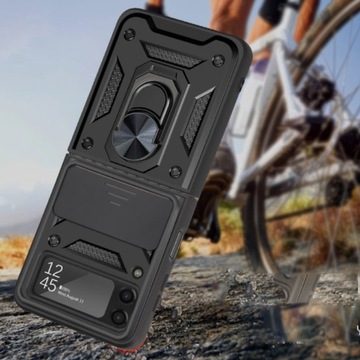 Etui SpaceCase Camring do Galaxy Flip Z 3 + Folia