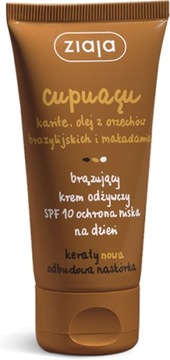 ZIAJA brązujący krem odżywczy SPF 10 na dzień 50ml
