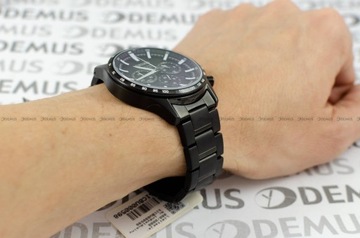 Zegarek Męski Seiko Chronograph SSB415P1 - Czarny z szafirowym szkłem