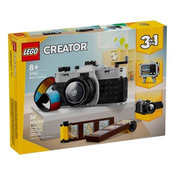 LEGO Creator 3в1 — Фотоаппарат, видеокамера или телевизор в стиле ретро (31147) + сумка