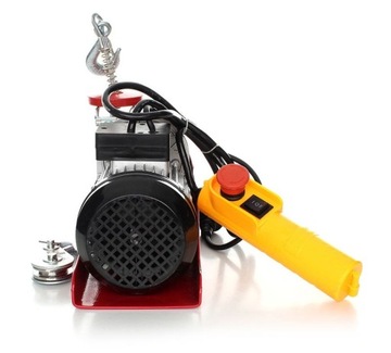 ЛЕБЕДКА, ЛЕБЕДКА СТРОИТЕЛЬНАЯ ТАННАЯ 800КГ + БЛОК + ПУЛЬТ 230В