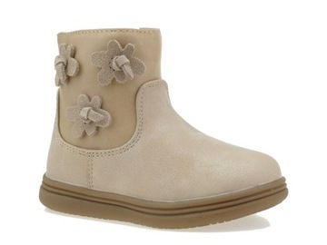 BUTY ZIMOWE DZIEWCZĘCE OCIEPLANE ŚNIEGOWCE TRZEWIKI NA SUWAK R.25