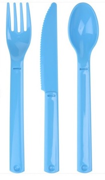 SZTUĆCE PLASTIKOWE ZESTAW 12 SZTUK PIKNIK GRILL