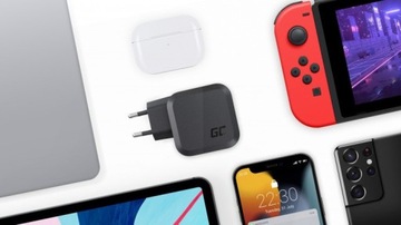 GC GaN 65 Вт PD QC 2USB-C 1xUSB-A сетевое зарядное устройство