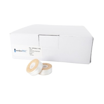 Нитки брючные готовые для бобинной вышивки БЕЛЫЕ 144 шт.