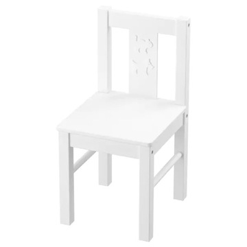 IKEA KRITTER Krzesełko dziecięce biały