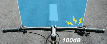 ROCKBROS минималистичный алюминиевый велосипедный звонок, громкий 100 дБ, красный