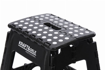 TABORET STOŁEK SKŁADANY ANTYPOŚLIZGOWY KRZESŁO PODEST 80 KG - WYSOKI 39 cm