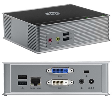 Бюджетный терминал HP T310 Zero Client PColP Terra2321 Smart Zero с блоком питания