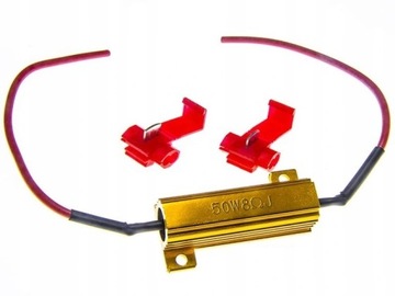 Filtr CANBUS 8 ohm 50W Rezystor 12V dla żarówek samochodowych LED P21W W21W
