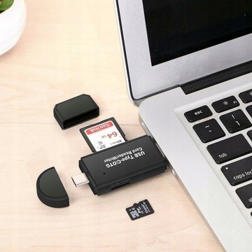 Устройство чтения карт SD MicroSD USB USB-C MICRO USB 1 5 в 1