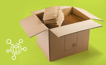Конверт для транспортировки бумажный Bubbles ECO Bubbles 405x510 35x