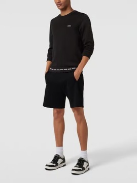 Bluza męska HUGO BOSS dresowa czarna sportowa r. L