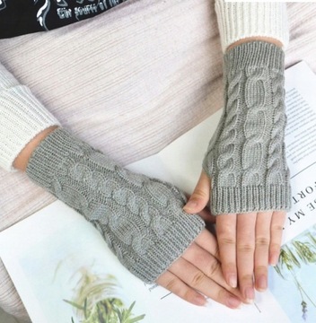 ПЕРЧАТКИ БЕЗ ПАЛЬЦЕВ ЖЕНСКИЕ, ТЕПЛЫЕ, МОДНЫЕ