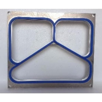 Ramka matryca forma do tacek 3 komorowych 227x178
