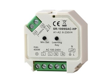 Ściemniacz RF TRIAC LED 200W 230VAC (PUSH Dim AC)