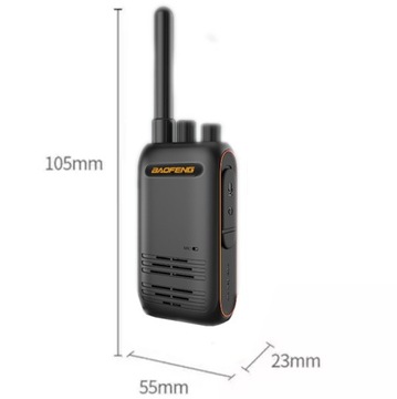 Комплект рации Baofeng 2xBF358 5 Вт на 2 человека