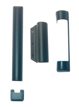 OSŁONKI R9005 ZAŚLEPKI MACO NA ZAWIASY DO OKIEN CZARNE R9005