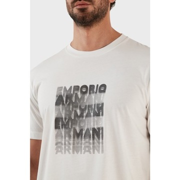 EMPORIO ARMANI męski t-shirt BIANCO CALDO ORYGINAŁ