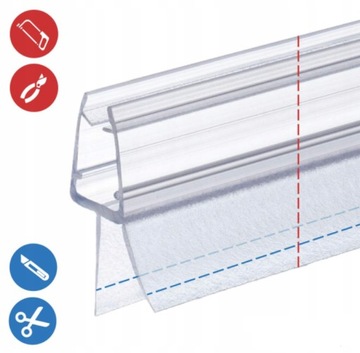 НИЖНЕЕ УПЛОТНЕНИЕ ДУШЕВОЙ КАБИНЫ 6-8 мм 65 см Q