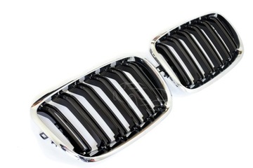 GRILL (NERKI) BMW X5 X6 E70 E71 BLACK CHROM X5M