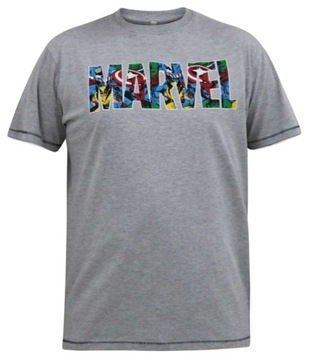 Duża koszulka męska T-shirt DUKE D555 Marvel DUŻE ROZMIARY 4XL obw 156 cm
