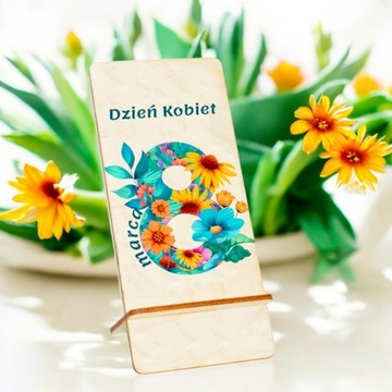 Stojak na telefon DZIEŃ Kobiet uchwyt smartfon prezent dla dziewczyn