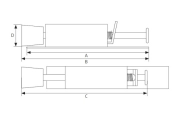 ДЕРЖАТЕЛЬ ОПОРА ЗАМОК ДВЕРНАЯ НОЖКА 13