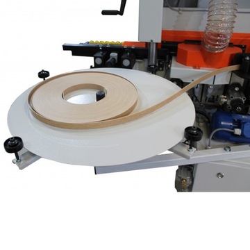 Кромкооблицовочный станок STOMANA KZM 6 RTF, предварительное фрезерование, обрезка углов