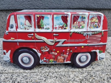 Скидка! Новогодние контейнеры: Дед Мороз + АВТОБУС