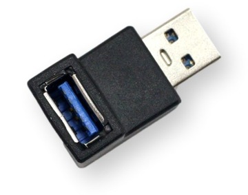 Złącze USB 3.0 kątowe wtyk-gniazdo