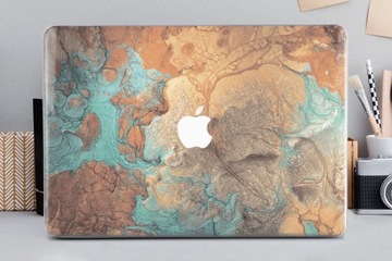 Złote Etui Macbook Air 13 A2337 Apple Laptop Case