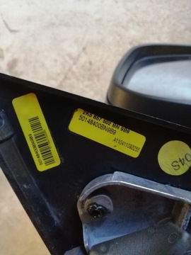 CADDY ZRCÁTKO PRAVÉ ELEKTRICKÉ 2K5857502BN