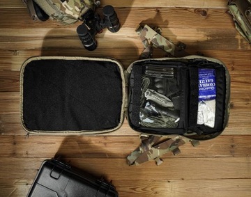 Большая прозрачная верхняя вставка Krydex для хранения органайзера в тактическом рюкзаке D3