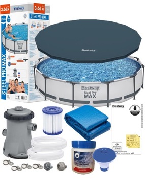 BESTWAY 56416 12w1 BASEN STELAŻOWY 366x76cm