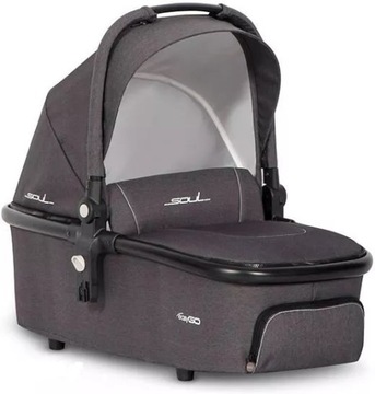 EasyGO Składana GONDOLA do wózka Soul ANTHRACITE