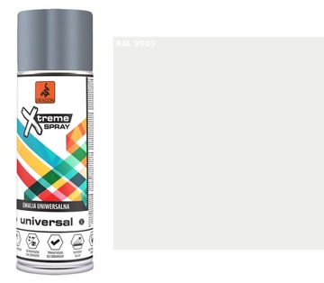 Emalia Farba SUPER SPRAY 400 ml BIAŁY MAT RAL 9003